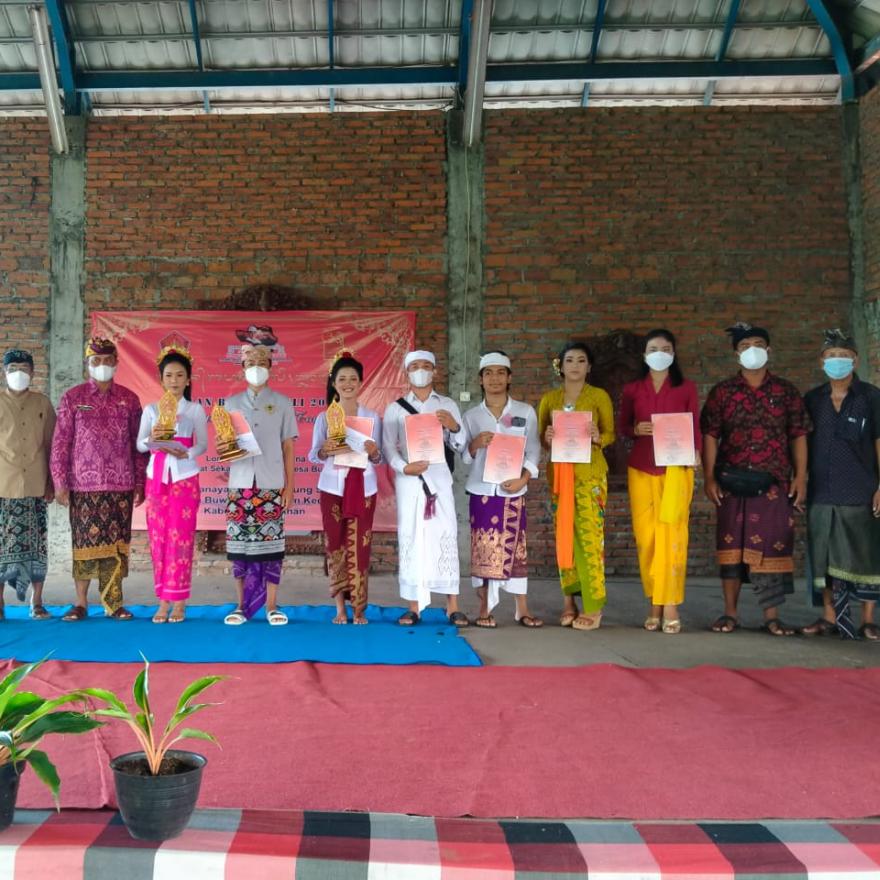 Kegiatan Bulan Bahasa Bali Desa Buwit Tahun 2022